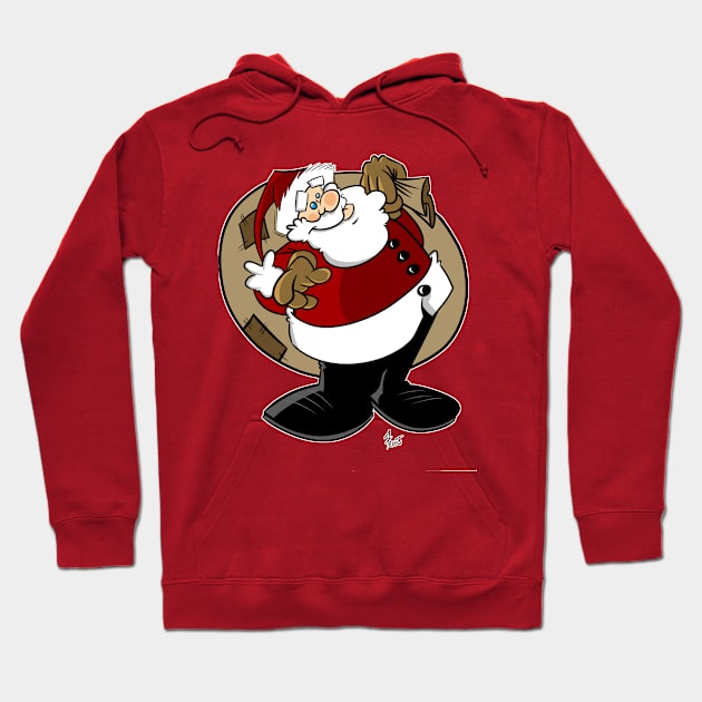 Santa Clause Hoodie by davidfeci